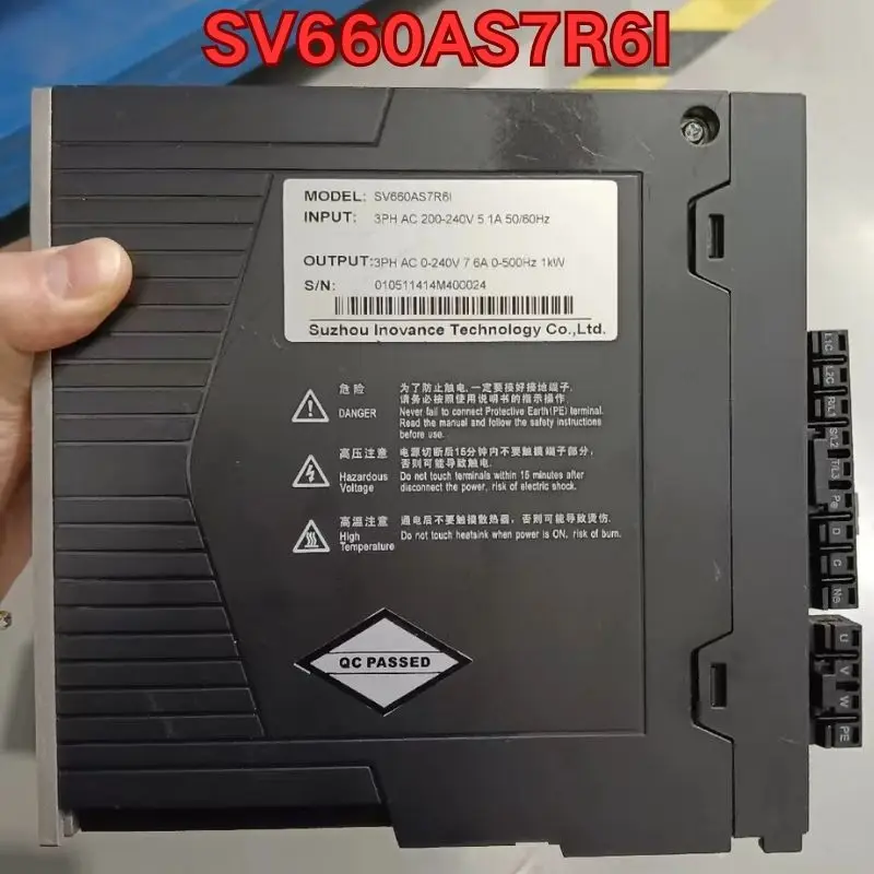 Second-hand SV660AS7R6I servo drive function test is normal