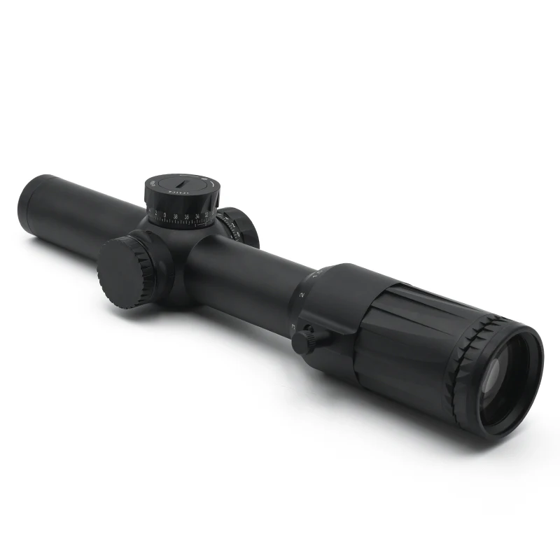 Evolution Gear Vudu scope FFP LPVO SR1 Reticle 1-6x24MM Riflescope 30mm Tube for Airsoft and Hunting with Full Original Markings