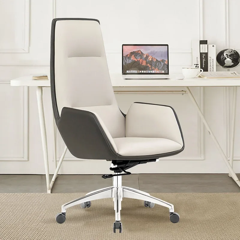 Luxury Executive Chair Silla De Oficina Ergonomic Office Chair High Back Swivel Leather Chair Chaise De Bureau Office Furniture