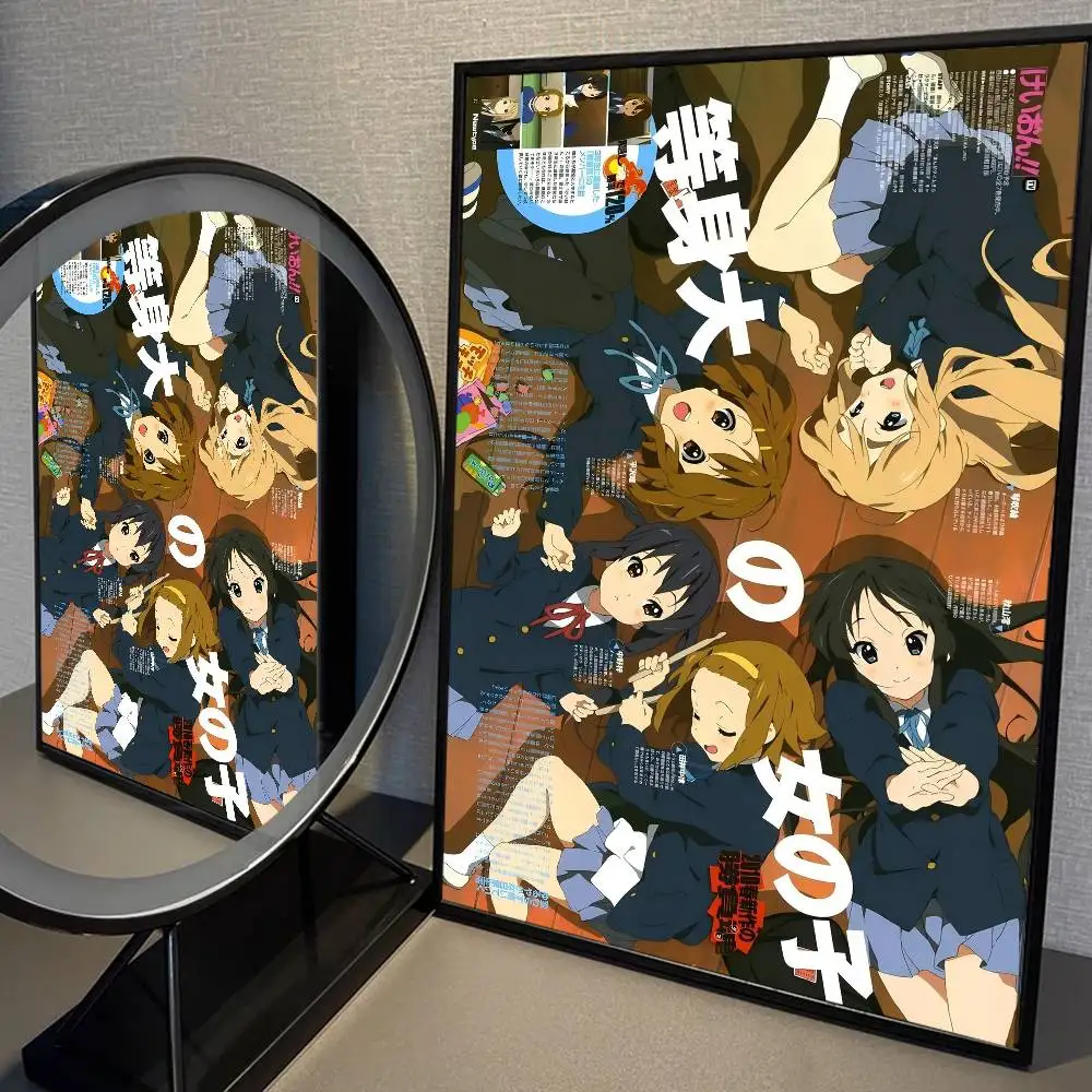 K-On أنيمي خمر الملصقات لزجة خمر غرفة المنزل بار مقهى ديكور Kawaii غرفة ديكور