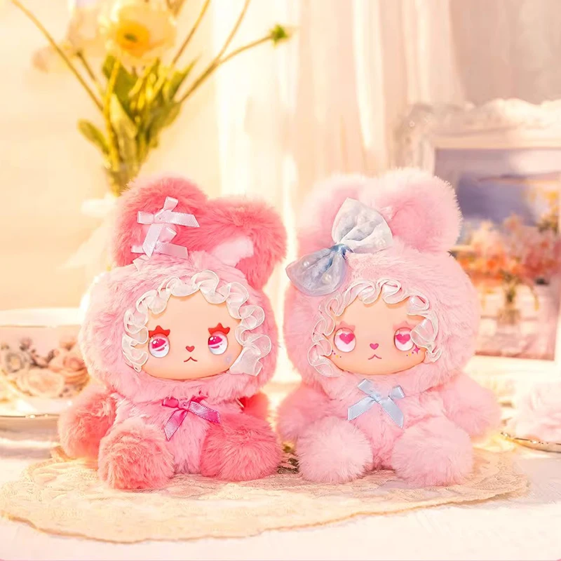 جميل إيما الأرنب التحالف سلسلة لطيف أفخم صندوق أعمى الفينيل دمية نموذج تزيين مُثبت لعبة صندوق غامض هدية