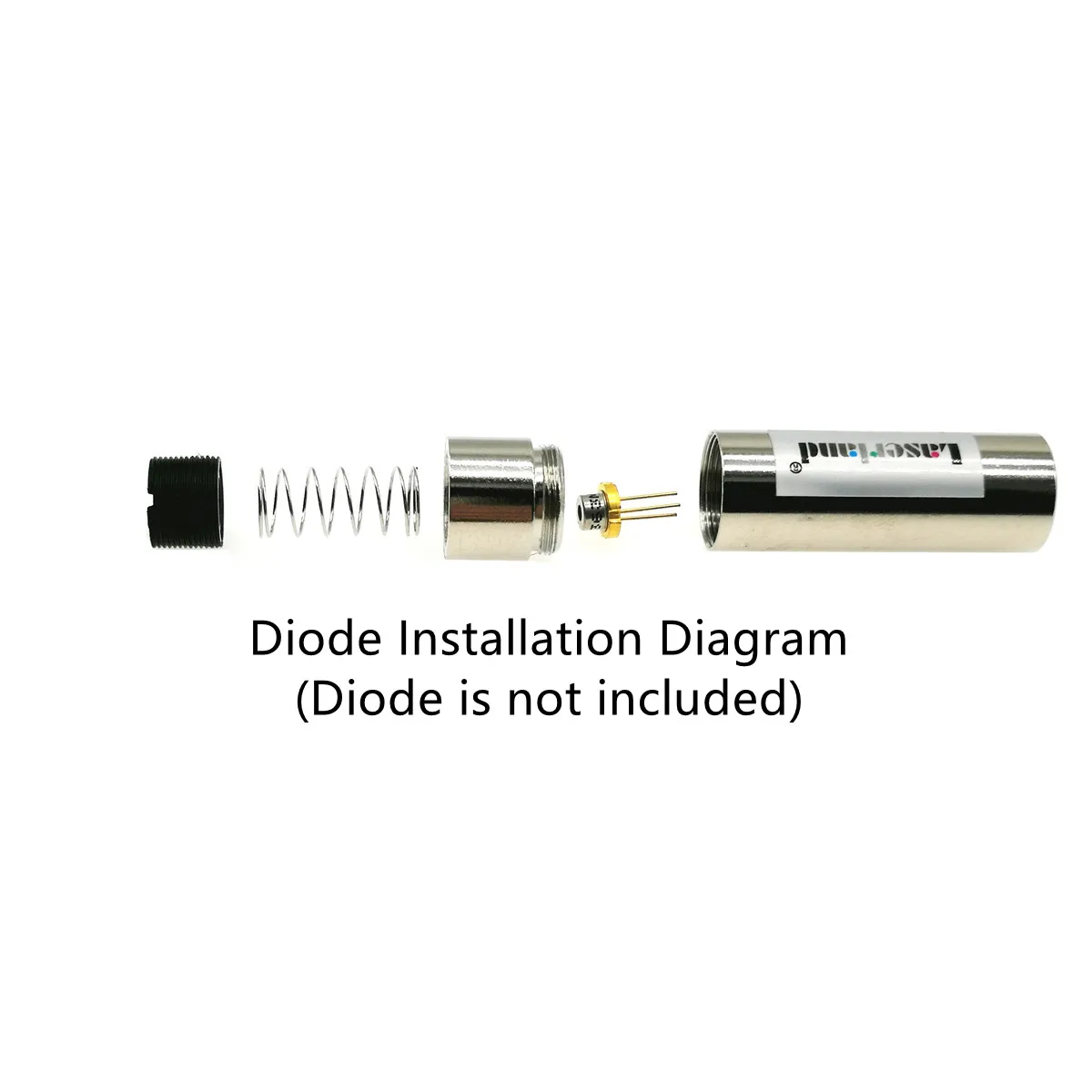 Componente dell'hardware dell'alloggiamento del modulo a diodi Laser di 5.6mm con il diametro di vetro M9 12mm