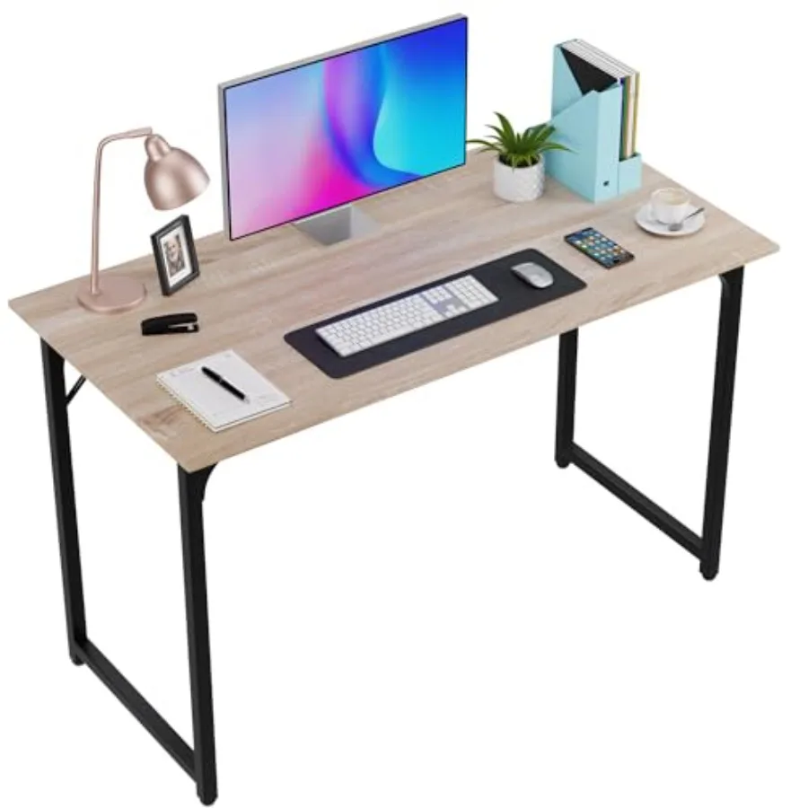 

Computer Desk/Home Office Desk/Writing Study Table/Modern Simple Style PC Desk with Metal Frame