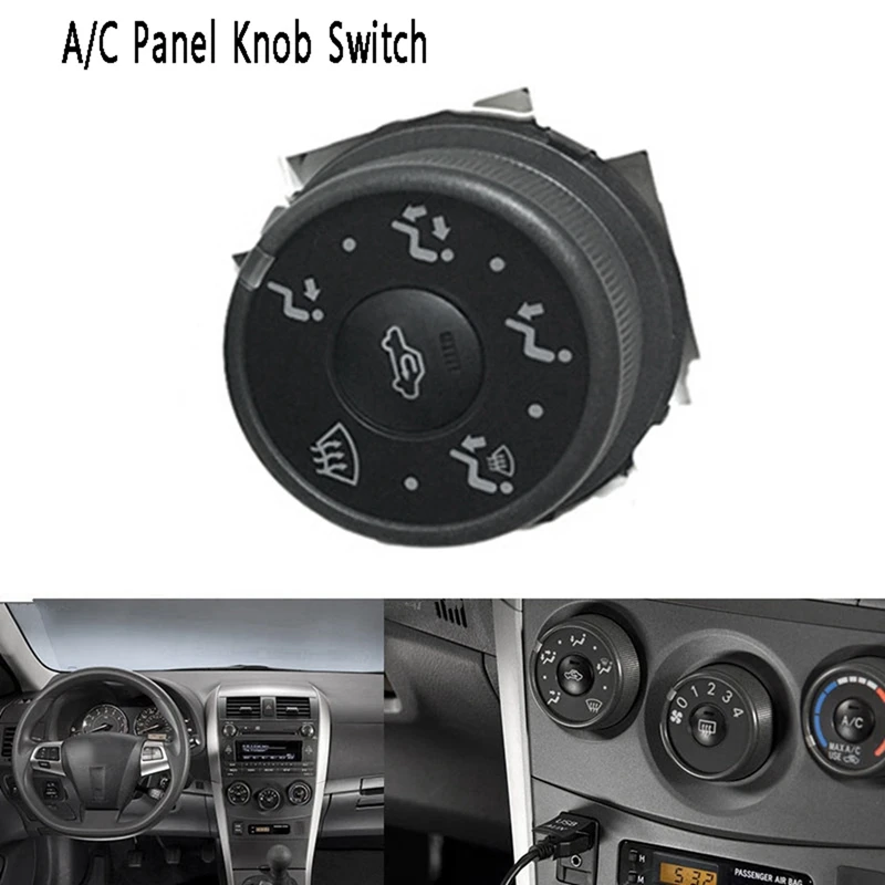 Car Air Conditioning Wind Speed Switch For Toyota Corolla Vezel 2007-2013 Control Panel Air Speed Knob Regulation Switch Durable