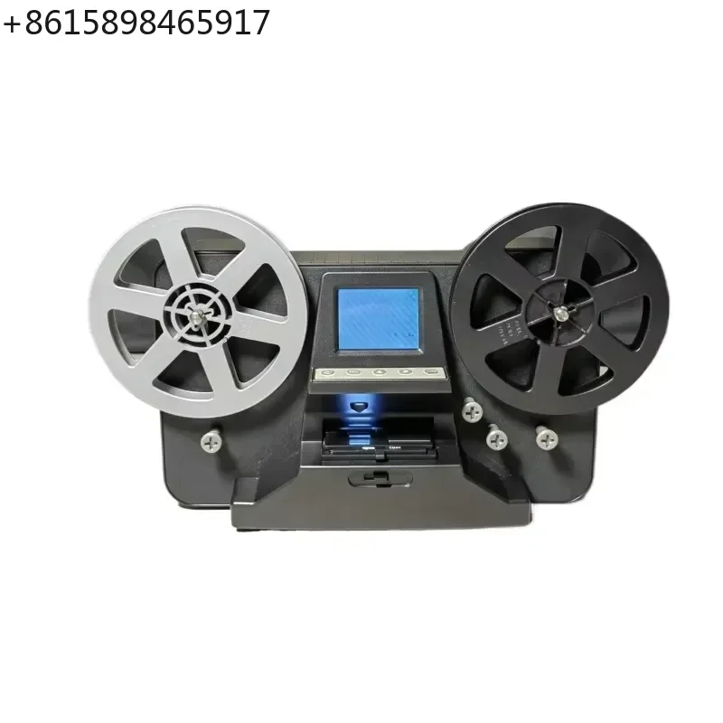 Portable 8mm Super8 Film Viewer Digitizer Convert Roll Film To Digital MP4 Video Built-in LCD Screen Film Scanner