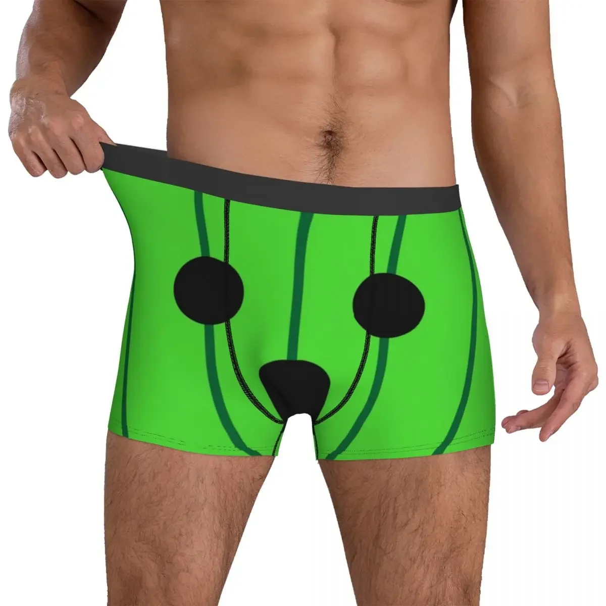 Boxer Underpants Shorts Cactuar The Cactus Panties Male Ventilate Underwear for Homme Man Boyfriend Gifts