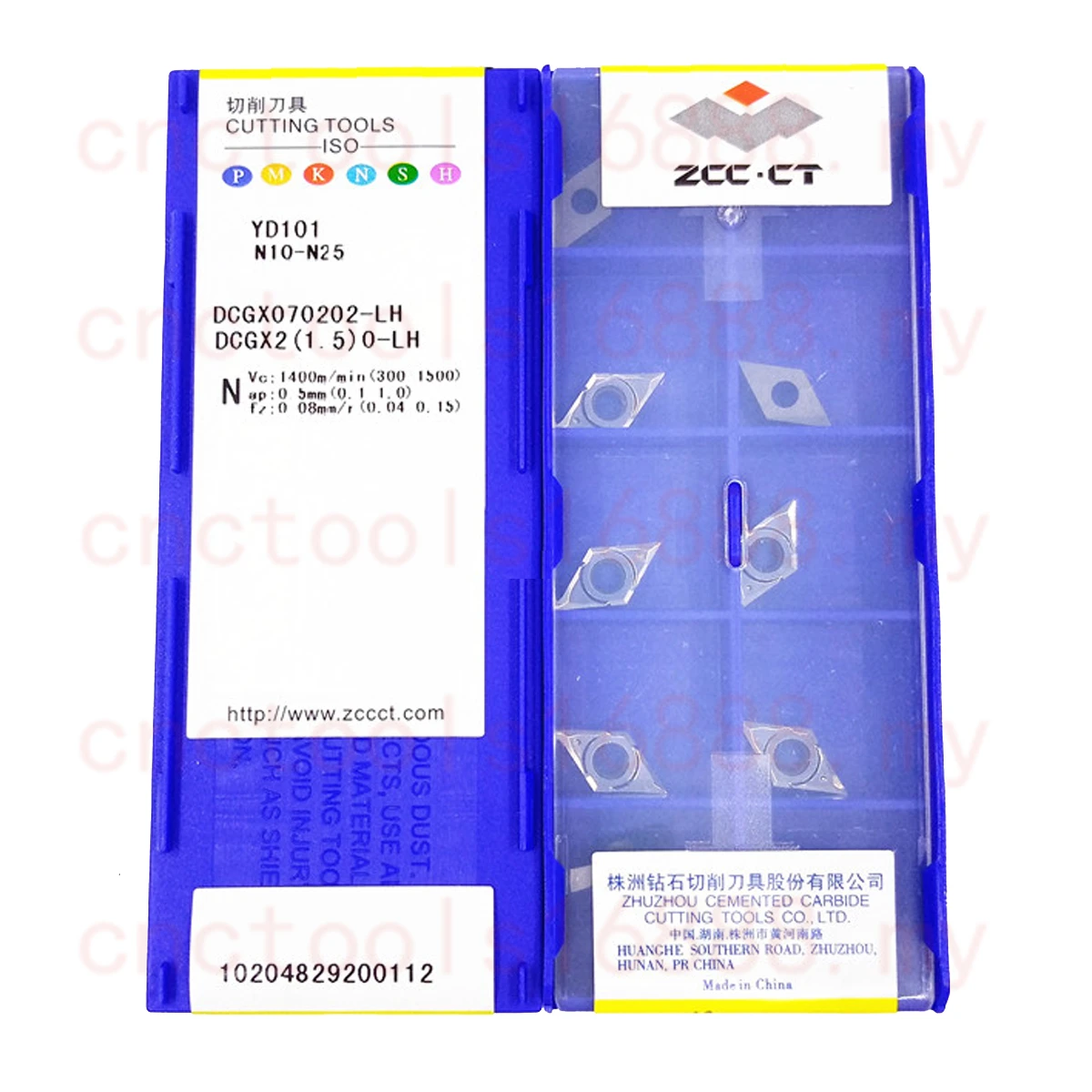 

ZCC.CT DCGX070202 DCGX070204 DCGX070208 DCGX11T302 DCGX11T304 DCGX11T308-LC LH YD101 YBG102 Carbide Insert DCGX Inserts