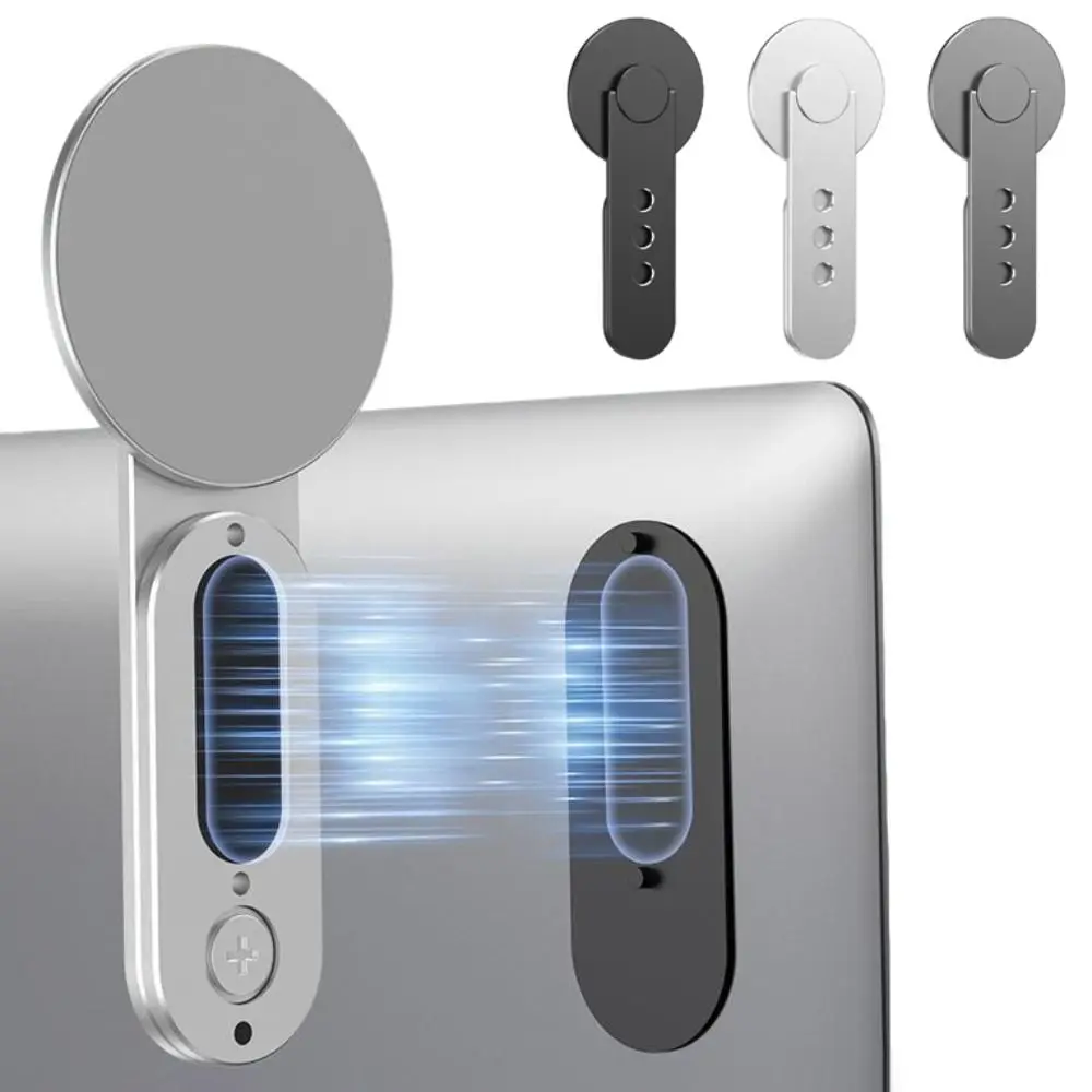 

180 ° Вращающийся магнитный держатель для телефона, боковое крепление для монитора, удлинитель с двойным экраном, складной, экономия места