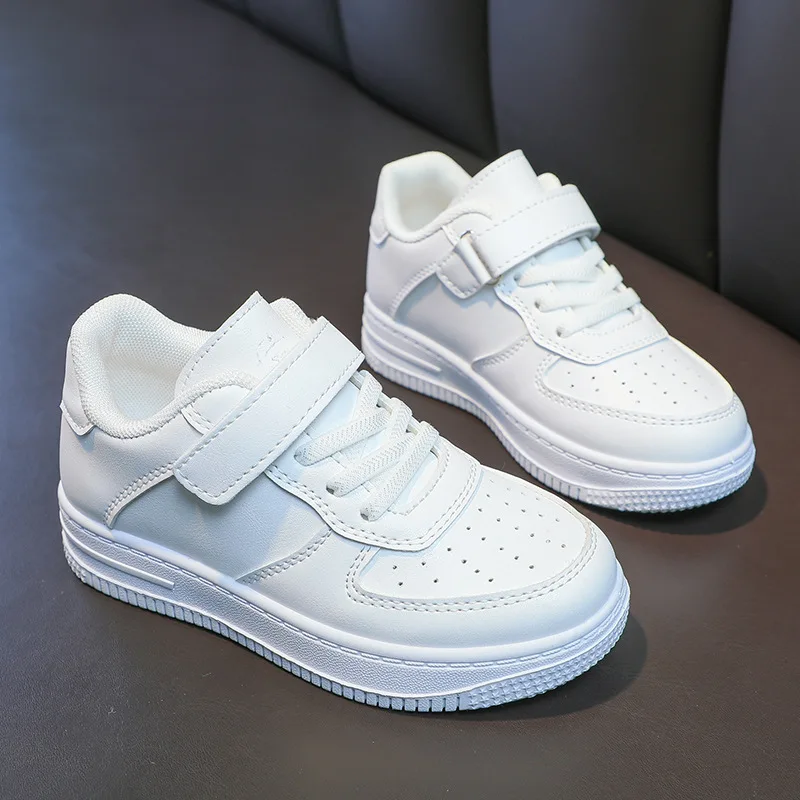 Sneakers Kids Solid White Shoes for Boys and Girls Casual Sports Board Shoes Spring Autumn Chaussures