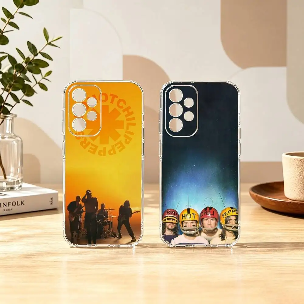 Band R-Red Hot Chili P-Peppers  Phone Case For Samsung S25,S24,S21,S22,S23,S30,Ultra,S20,Plus,Fe Transparent Cover