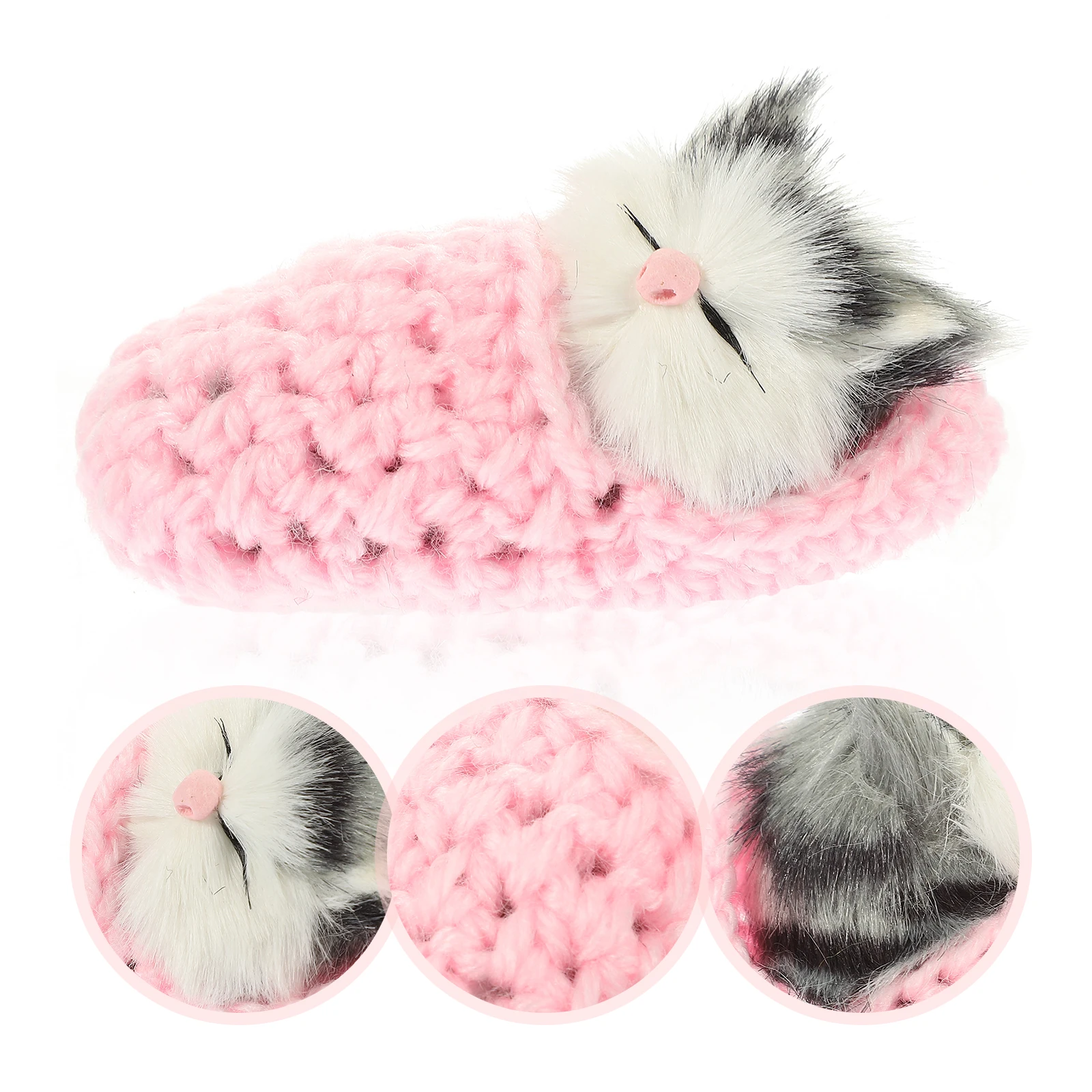 

Simulated Cat Slippers Toy Life Like Tiny Toys Realistic Child Christmas Party Wedding Festive Occasions Kindergarten Teaching