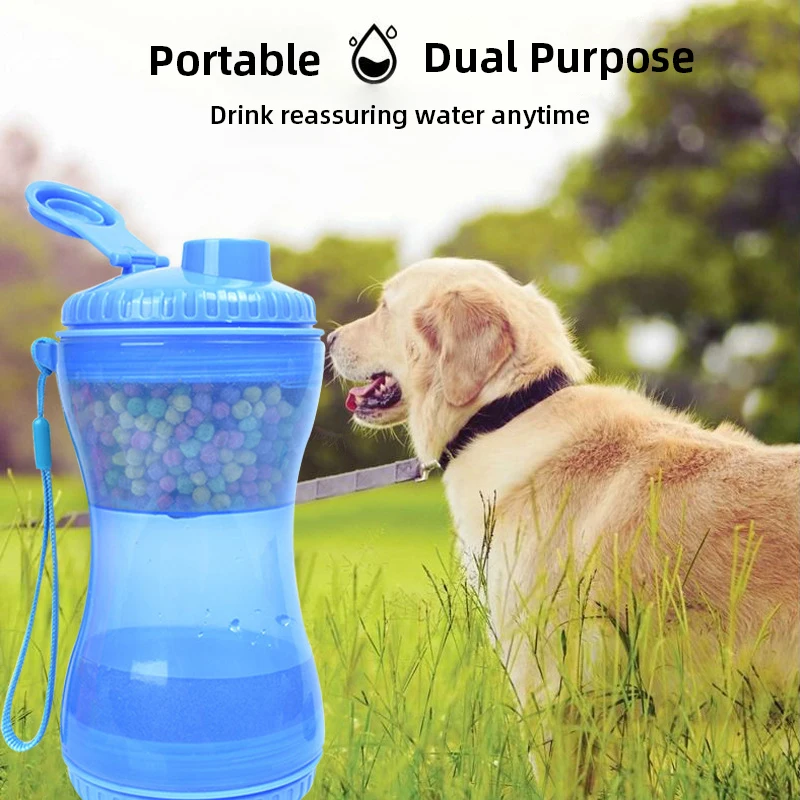 

Going Out Pet Water Cup Water Drinker Dog Kettle Dog Drinking Not Wet Mouth Accompanying Cup Water Food Cups Feeding Drinker