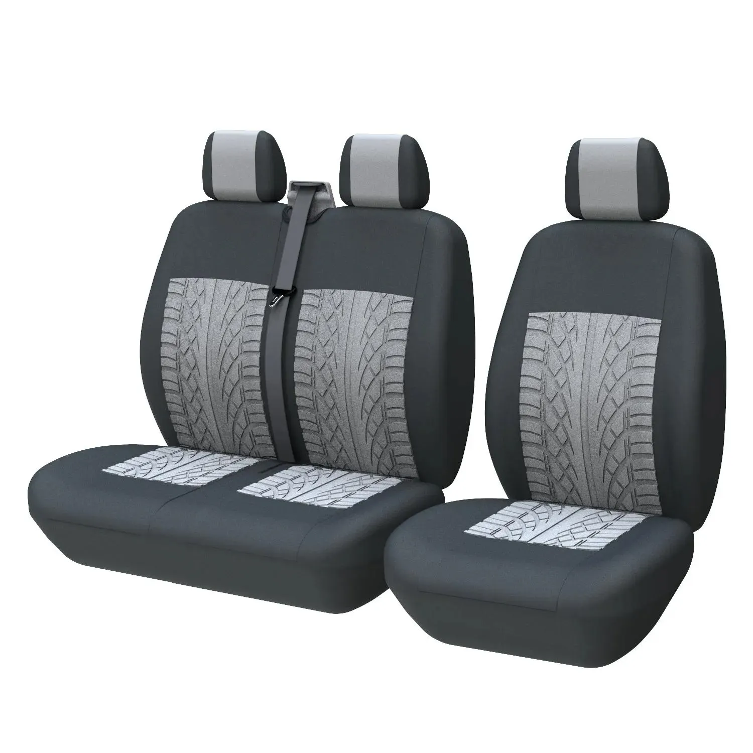 1 + 2 Car Seat Covers High Material Cover Polyester Fiber Tire For For Mercedes Vito W639 For Ford Transit