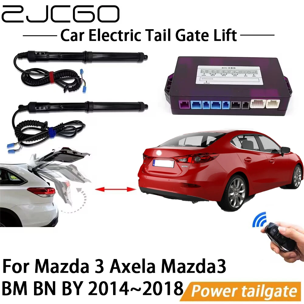 Electric Tail Gate Lift System Power Liftgate Kit Auto Automatic Tailgate Opener For Mazda 3 Axela Mazda3 BM BN BY 2014~2018