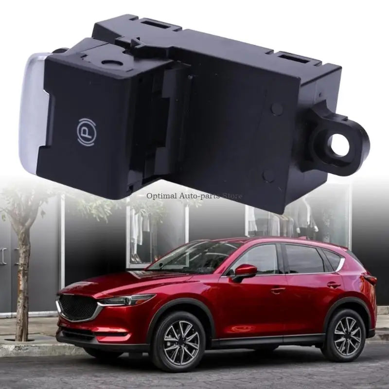  Black Electronic Parking Brake Control with Round Mounting Eyelet for Repair