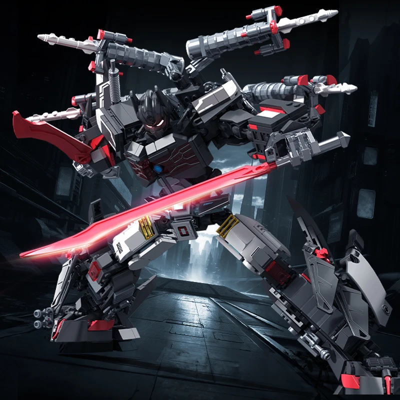 

Наборы строительных блоков для автомобильных роботов Dark Prime, наборы кирпичей MOC, креативные строительные игрушки для мальчиков, подарки на день рождения для детей