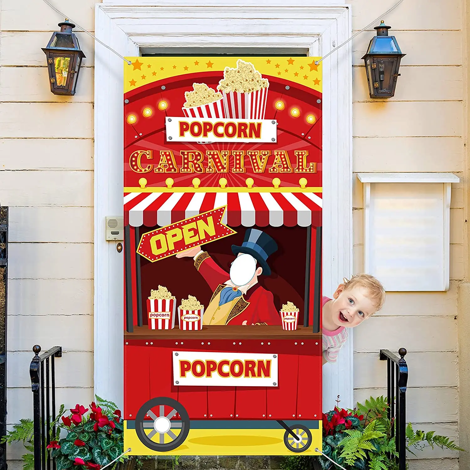 Photography Backdrop Carnival Theme Party Decoration Photo Door Banner For Event Circus Background Poster