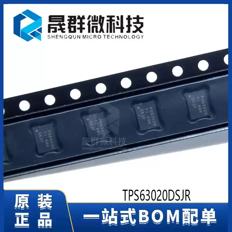 3-10pcs brand new original TPS63020DSJR silk screen PS63020 VSON-14 switch boost converter IC