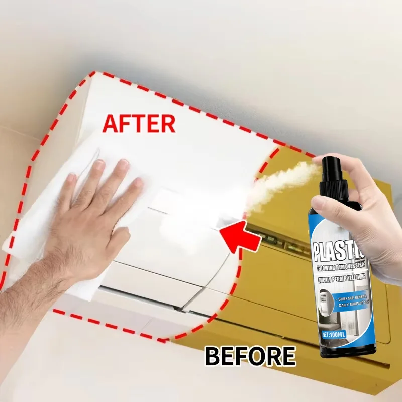 NEW Plastic Refurbishing Agent: Eliminates Yellowing/Oxidation/Scratches, For AC & Car Headlights, Restores Clear Shine