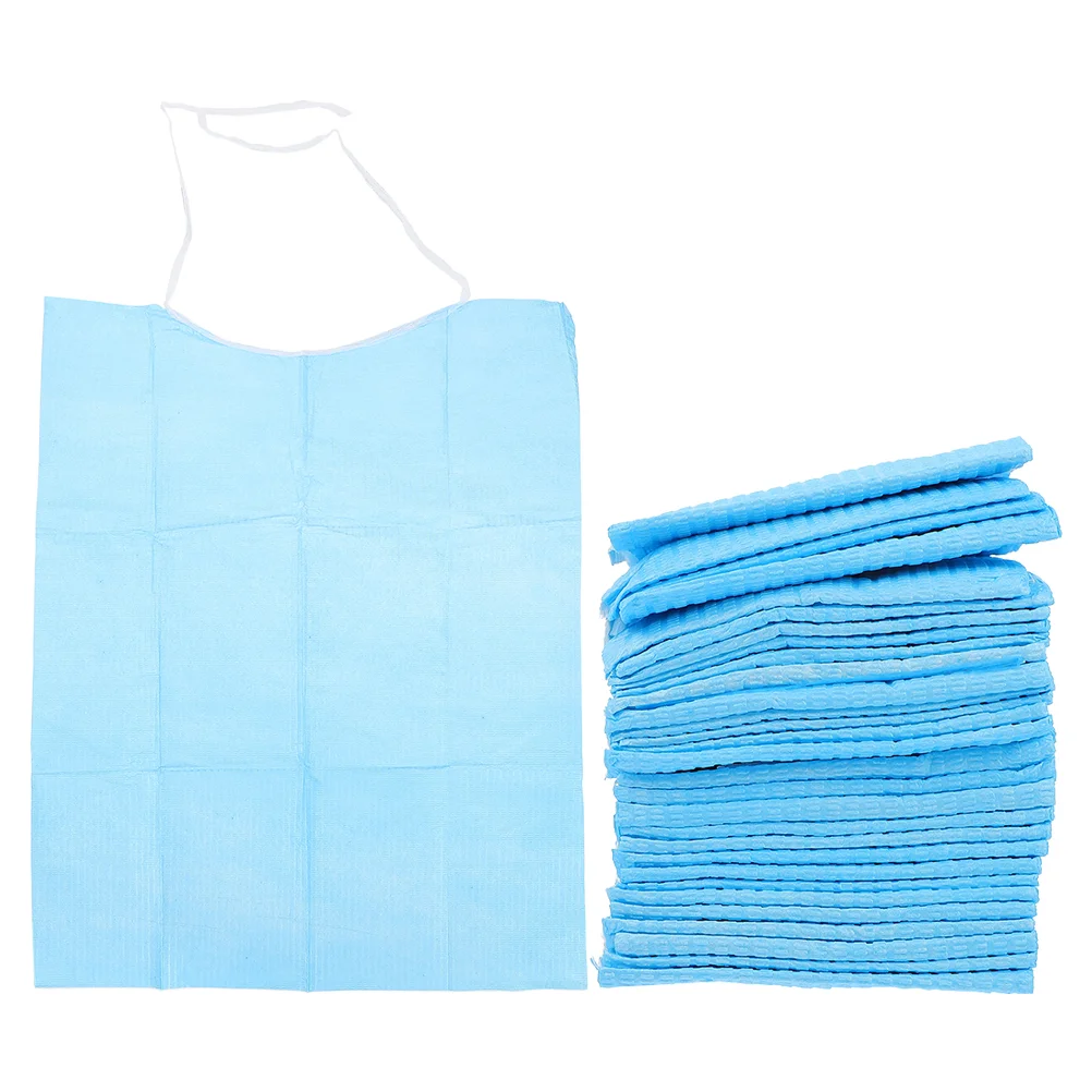 Bibs for Elderly Disposable Adult Waterproof Lobster Adults Pvc Portable Nursing Materials Child