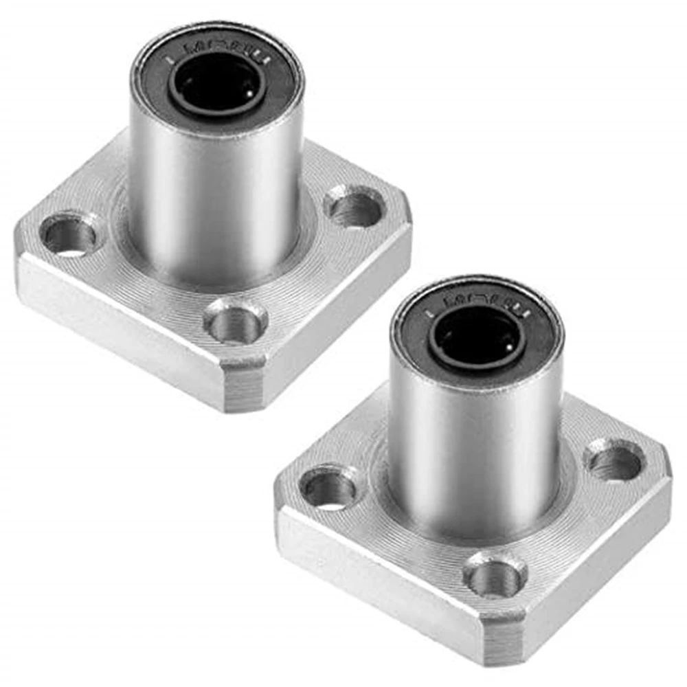 LMK8UU 1pc LMK8 UU Square Flange Linear Bearing dr: 8mm SMK8