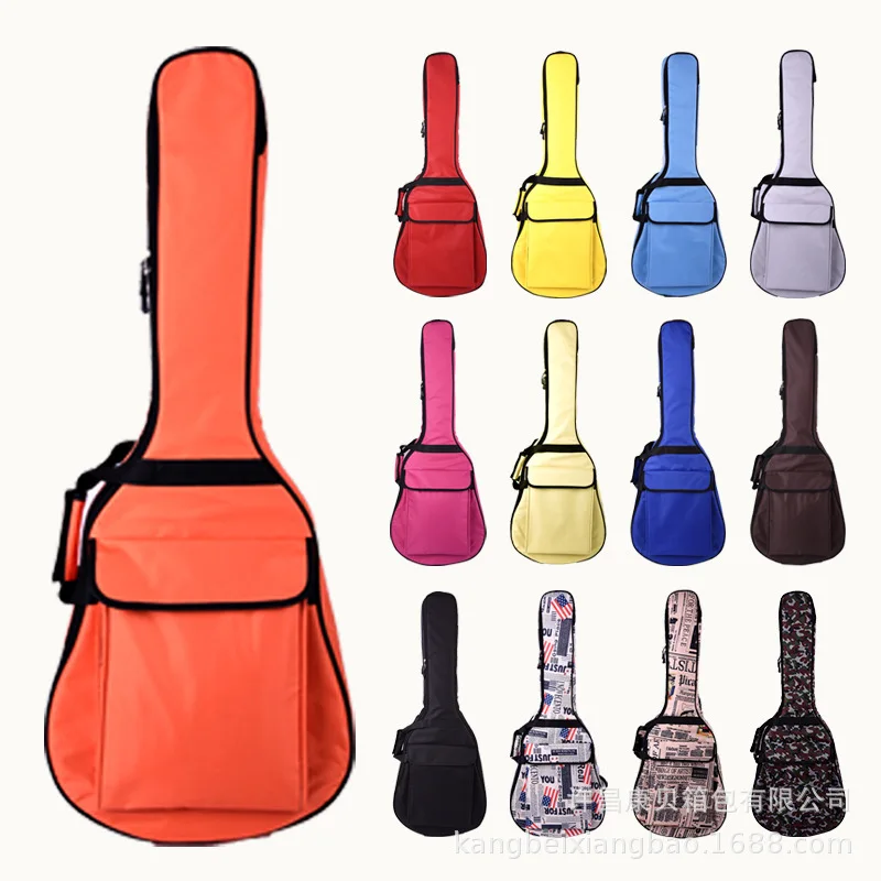 40/41 Inch Guitar Bag 6 MM Thick Sponge Soft Case Gig Bag Backpack  Oxford Waterproof Guitar Cover Case with Shoulder Straps