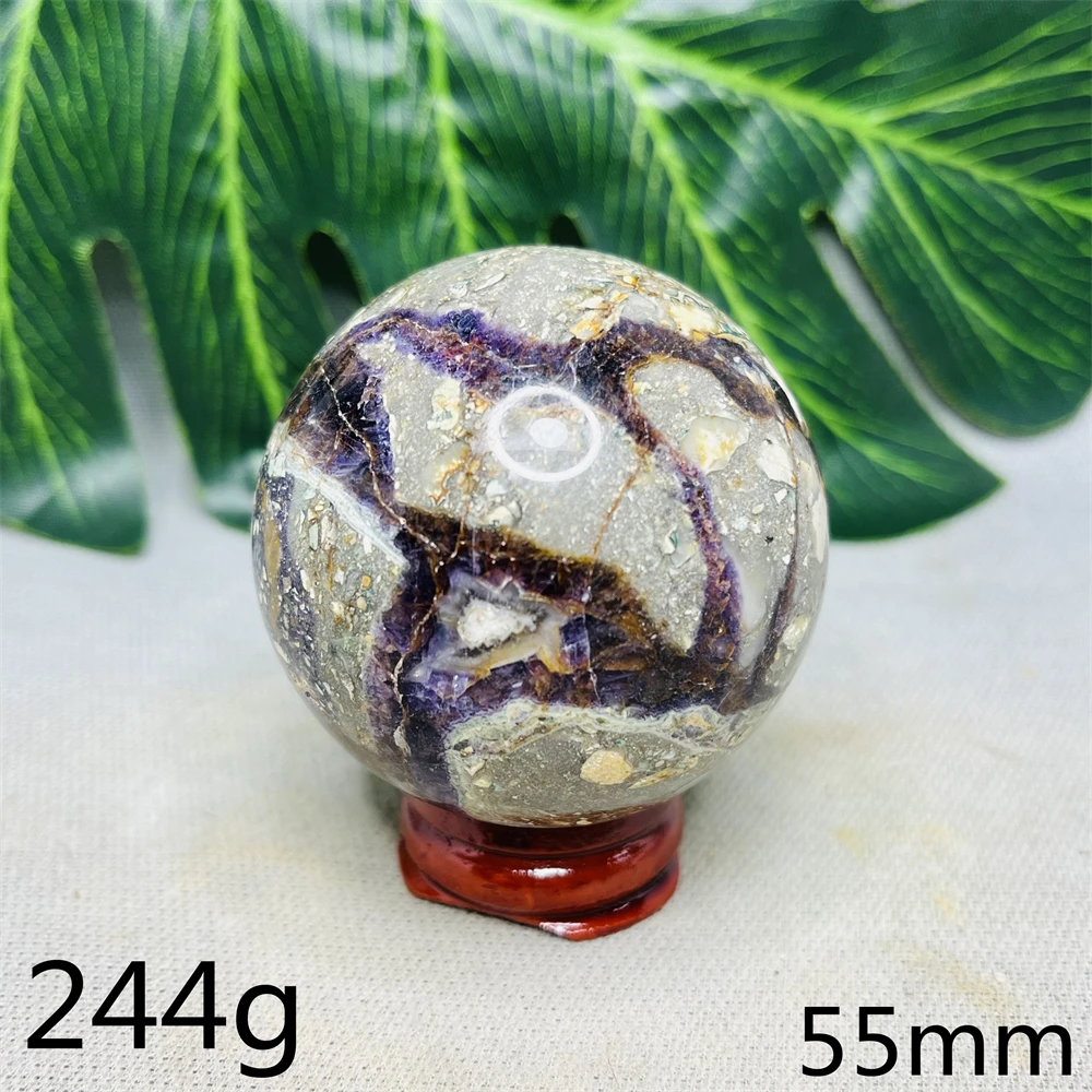 South African Gemstone Ball Sugilite Hand Polished Mineral Associated Mineral Home Room Decoration Holiday Gifts Spiritual Gifts