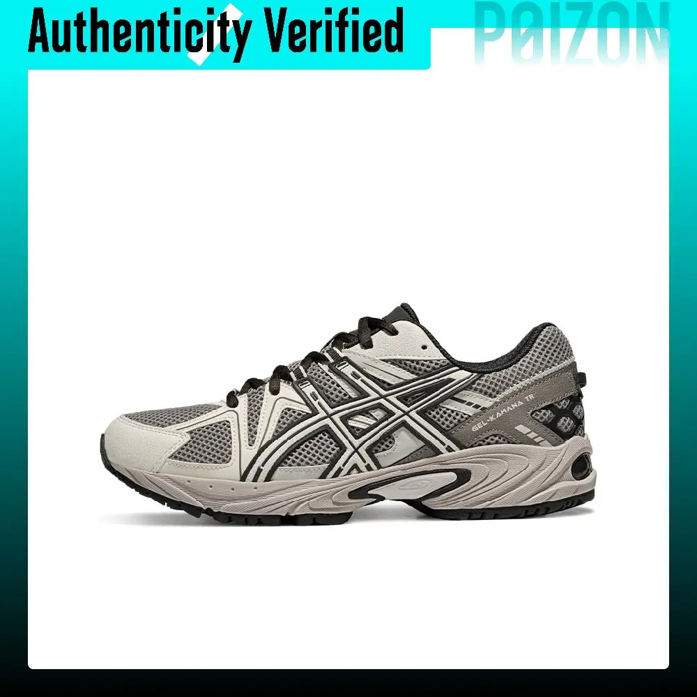ASICS Gel Kahana TR Synthetic Leather Low top Chunky Sneakers Unisex Gray 1203A390-026