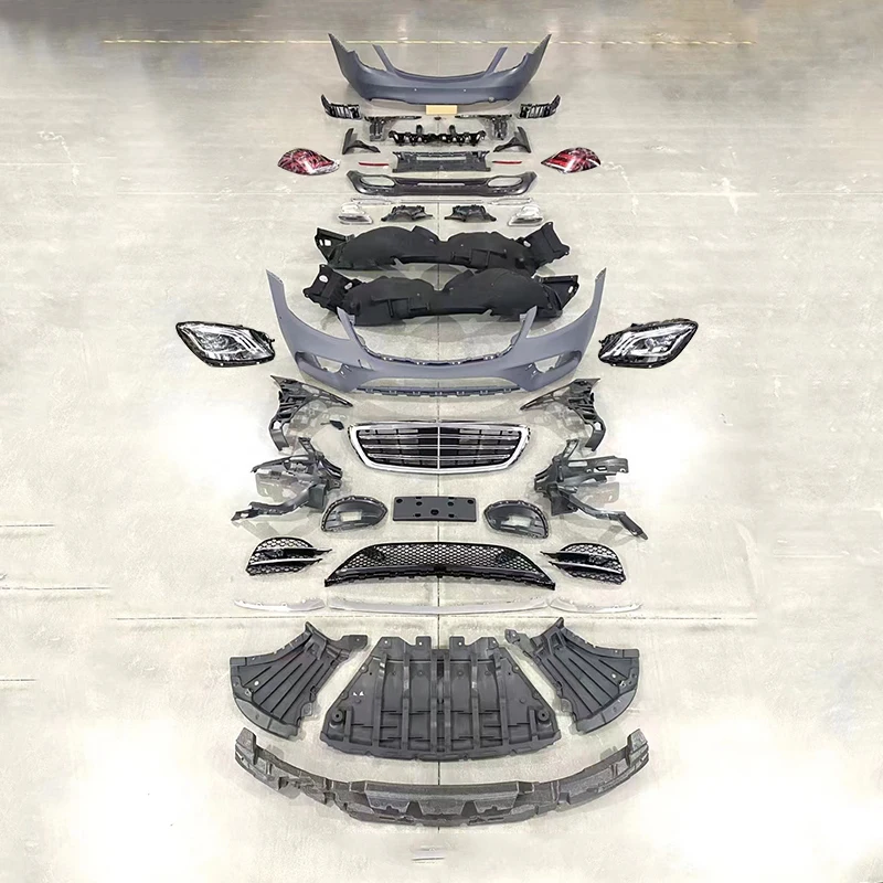 

For Mercedes-S-Class W222 front and rear bumper body kit, for automotive exterior parts of old and new models, for S450 upgrade