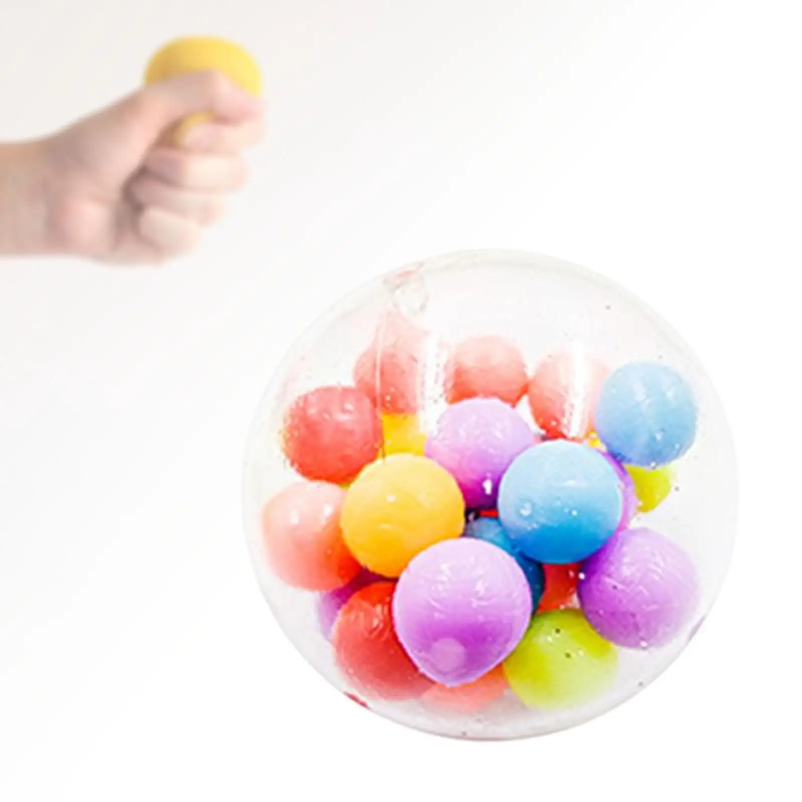재미 있은 무지개 공 가제트 환기 장난감 운동을위한 감각 장난감 할로윈 생일 선물