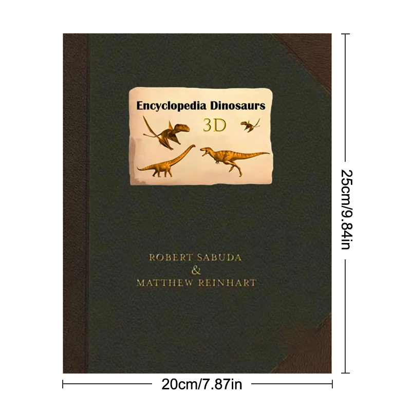 3D Encyclopedia Prehistorica Dinosaurs Folding Interest Dinosaur Picture Book Science Popularization Kids Gifts view 6