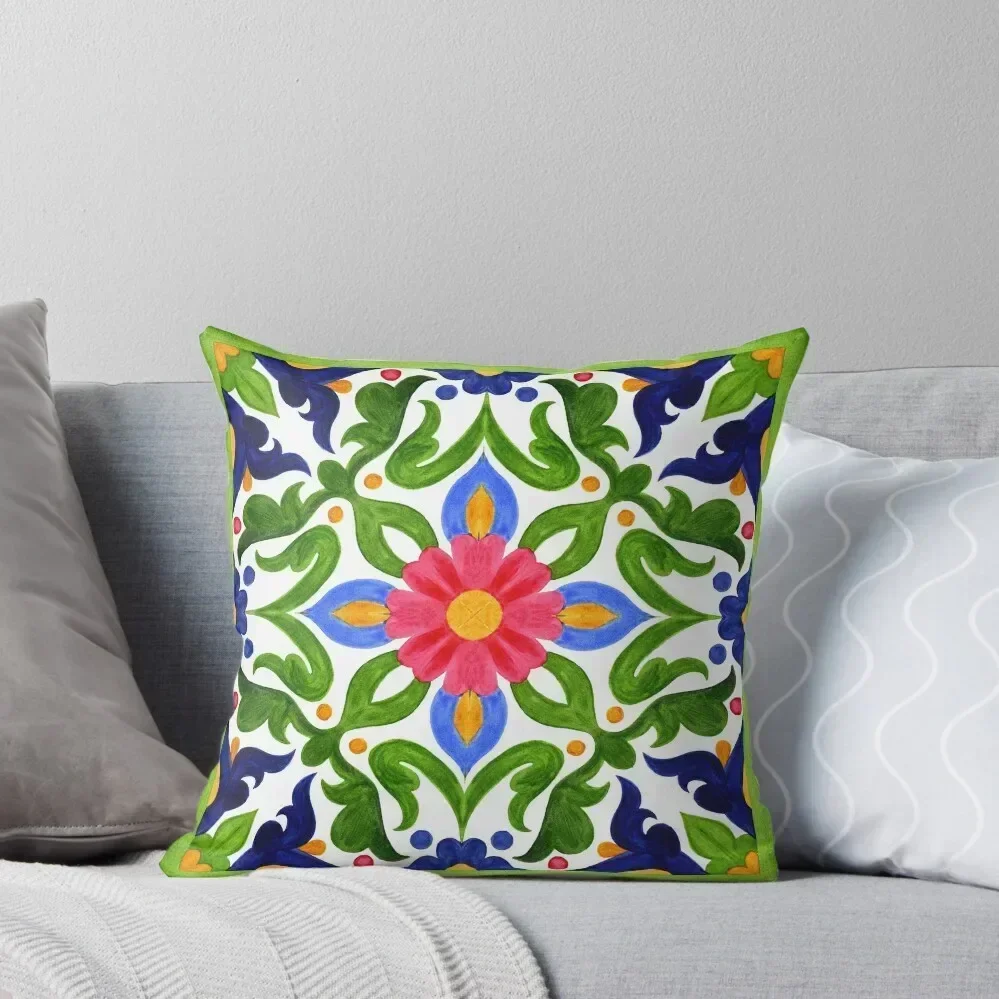 Portuguese azulejo tiles. Gorgeous patterns. Throw Pillow Covers For Sofas Sofa Covers pillow