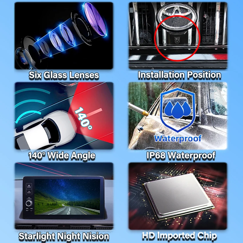 CCD سيارة الجبهة عرض مركبة العلامة التجارية علامة شعار الكاميرا لفولكس واجن باسات جولف بولو تيجوان جيتا بورا طوارق كاميرا الشعار الأمامي