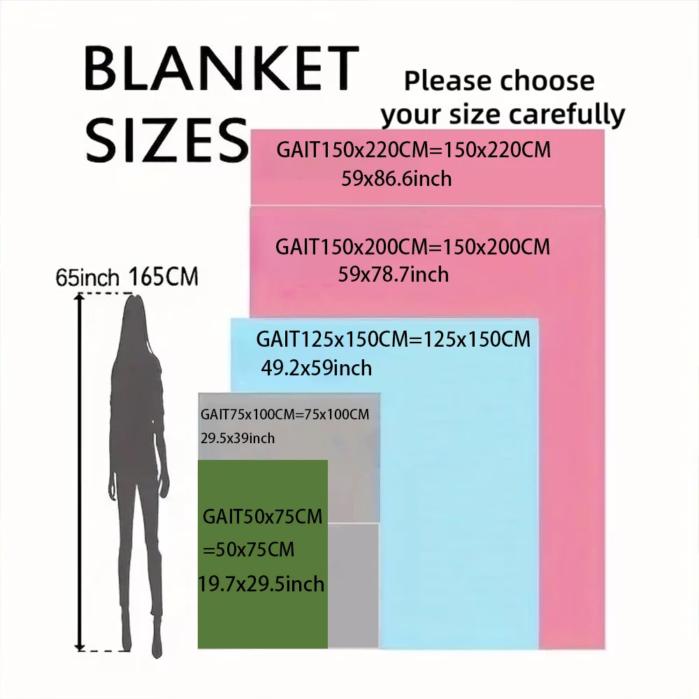Personalized Custom Photo Flannel Blanket For Sofa Bed Office Nap Travel Camping; Ultra Soft Warm Lightweight Throw With Your