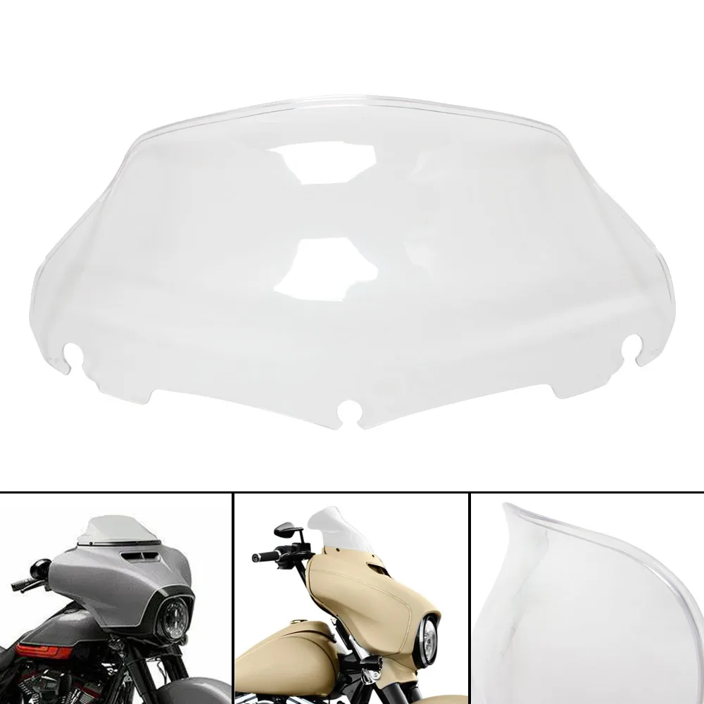 

9" Windshield Fairing Clear Wind Deflector Windscreen For Harley Touring Electra Street Glide Ultra 2014-23 Motorcycle Accessory