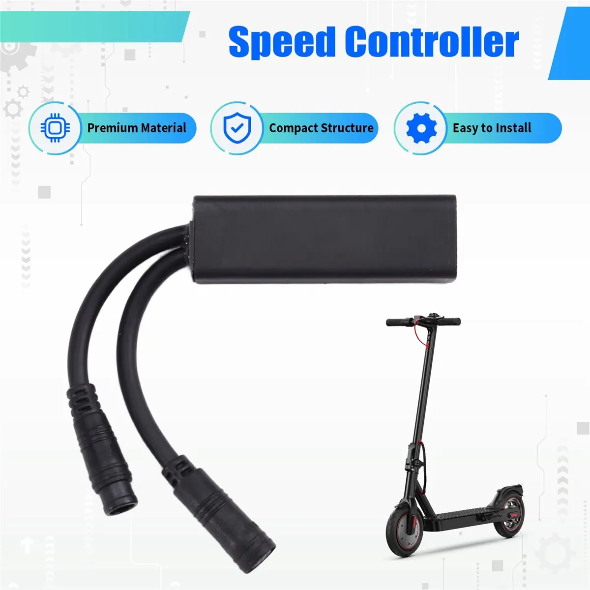 

(X07A) Scooter Governor for Ninebot F3 Pro E Electric Scooter Remove Speed Limit Speed Boost Adjustable 40km/H