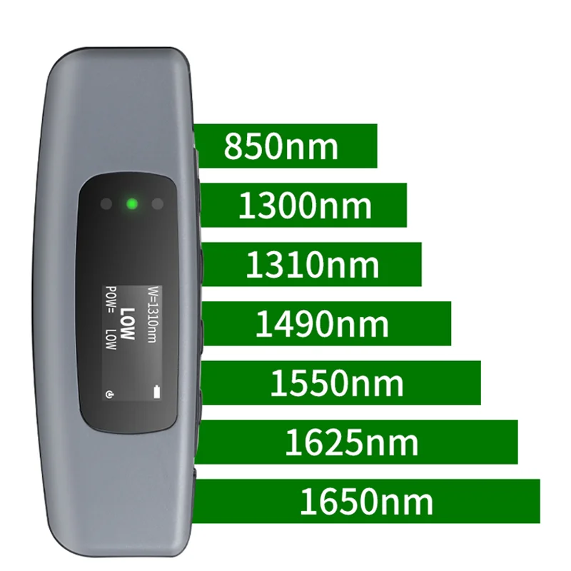 FTTH New 2 in 1 Mini Rechargeable Optical Power Meter -70~+10dBm/-50~+26dBm Visual Fault Locator 10/20/30/50mw Built In