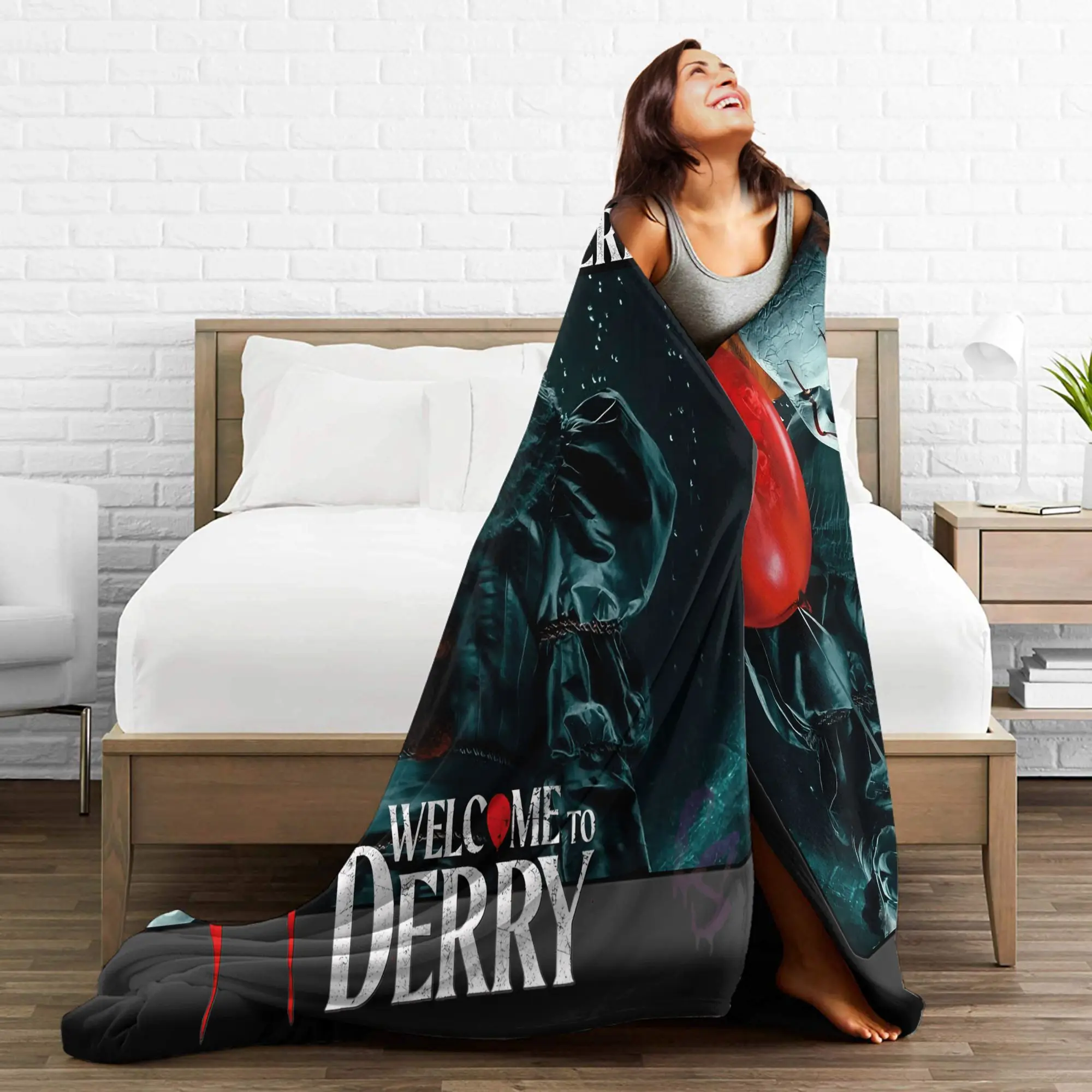 تكنولوجيا المعلومات مرحبا بكم في ديري 2025 المسلسلات التلفزيونية الجديدة بطانيات الفيلم الكلاسيكي جودة فائقة النعومة رمي بطانية الشتاء غرفة نوم الاطفال المفرش