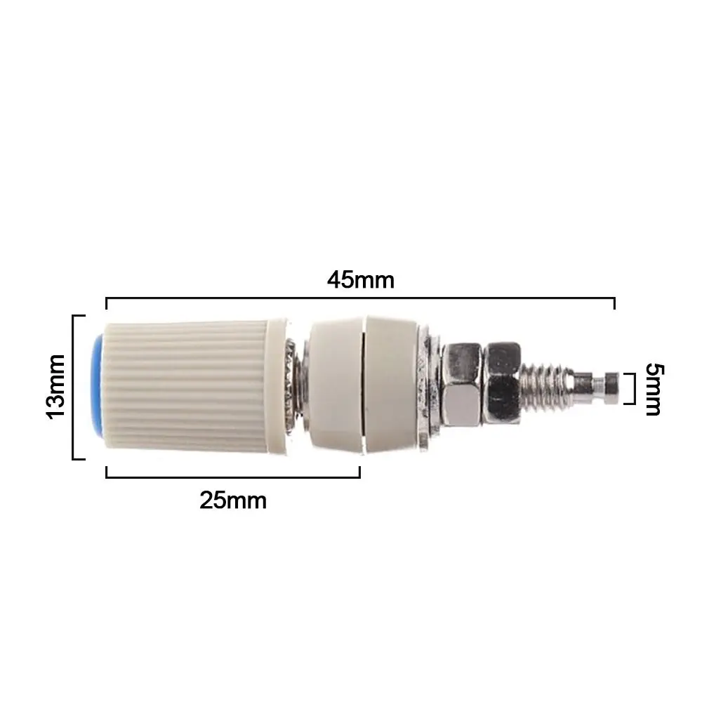 Banana Socket High Current Terminal Binding Post M5 Type 4mm Female Female Banana Jack Socket Banana Jack Socket Test Terminal