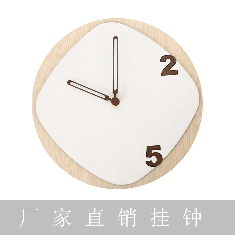 

Wood Classic Wall Clock Office Europe Style Vintage Kitchen Nordic Wall Clock Industrial Large Desk Reloj Pared Clocks