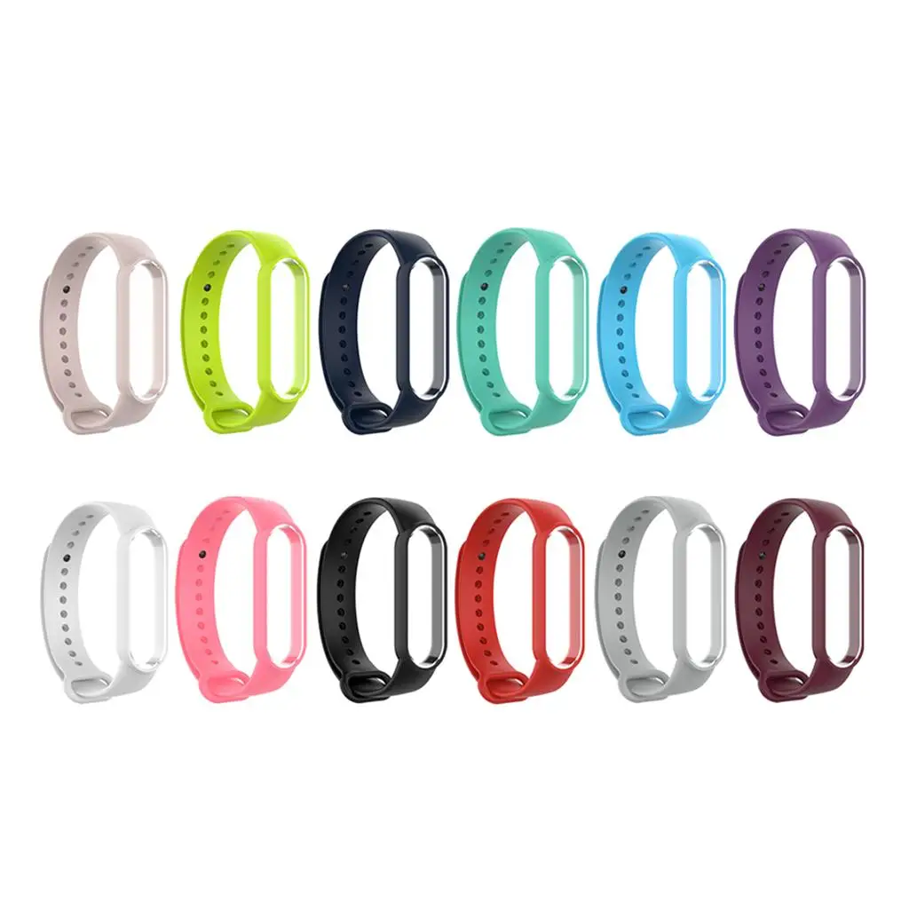

Silicone Compatible with 5 Replacement Band Wristband Set with Clasp