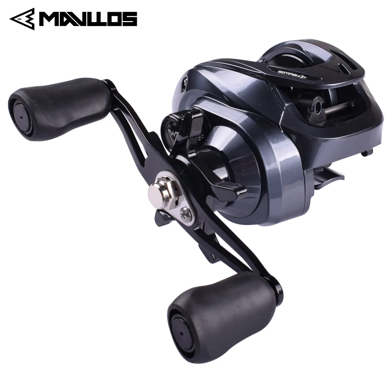 

Mavllos Finsen Baitcasting Reel with Carbon Fiber Brake Power Drag 7kg Gear Ratio 7.1:1 Magnetic Brake Casting Fishing Reel