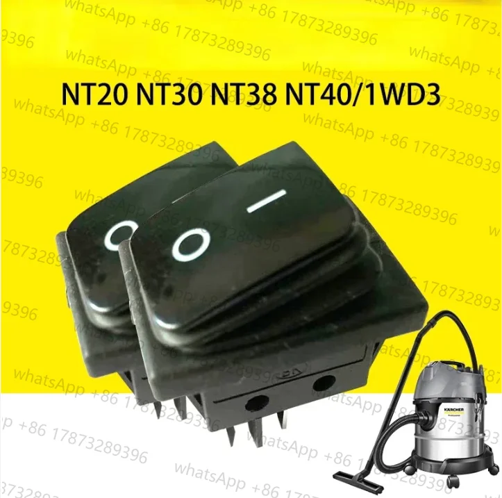 1Pc vacuum cleaner power switch  for Karcher  NT20 NT30 NT38 NT40/1 switch WD3 control switch