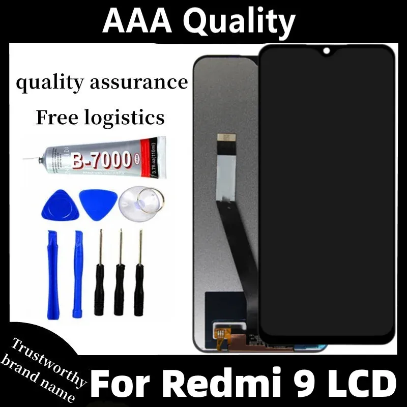 

6.53" For Xiaomi Redmi 9 LCD Display Touch Screen Digitizer For Redmi 9 DisplayM2004J19G M2004J19C LCD Display Replacement Parts