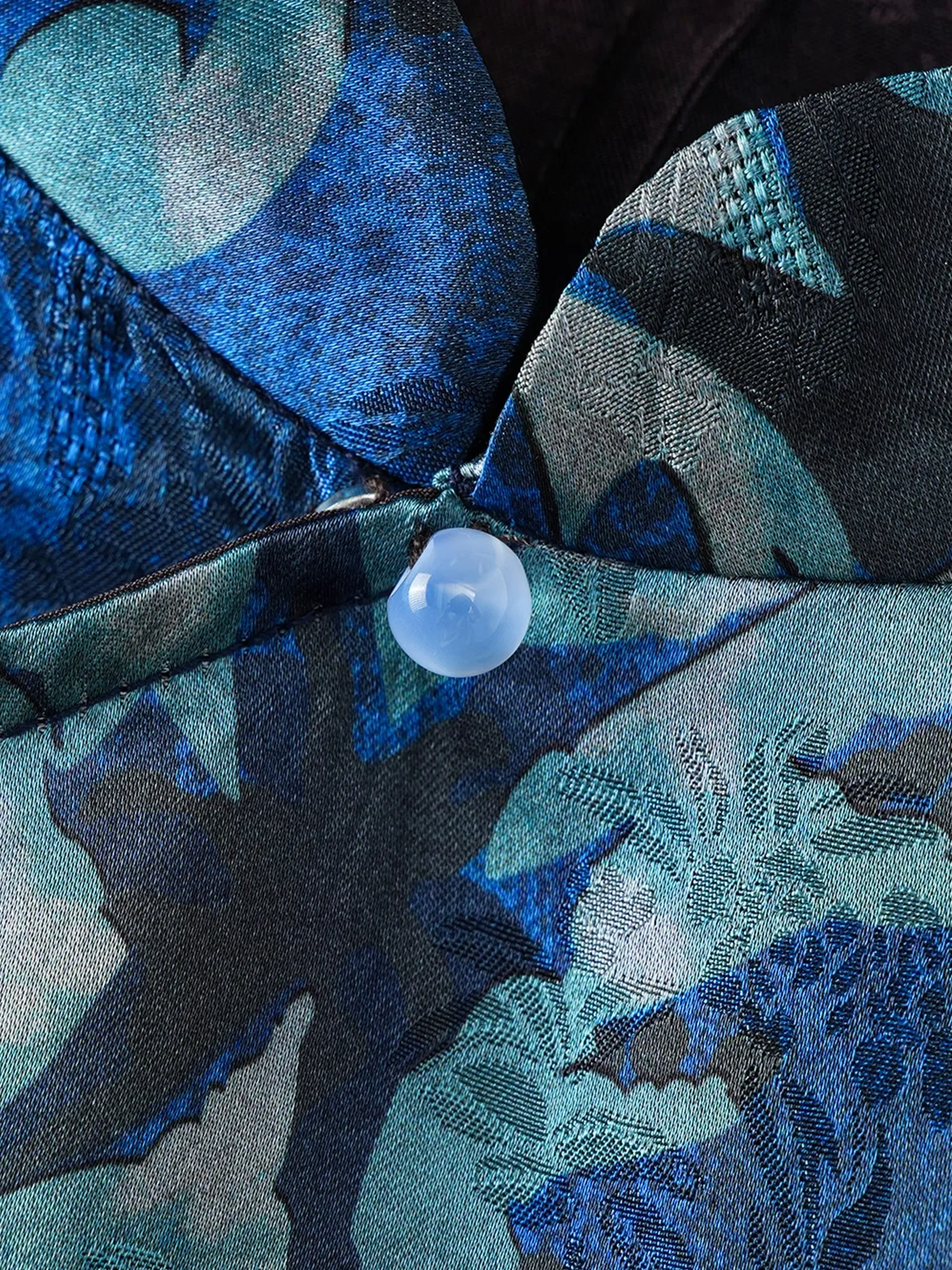 الأزهار المطبوعة الحرير الحرير البلوزات المرأة قصيرة الأكمام فضفاضة قمم خمر النمط الصيني شيونغسام أعلى المتضخم