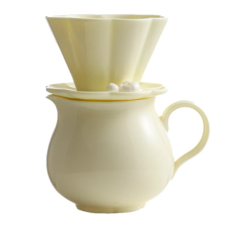 

Высокоэстетический набор кофейных горшков ручной работы с керамической кофейной посудой ручной работы