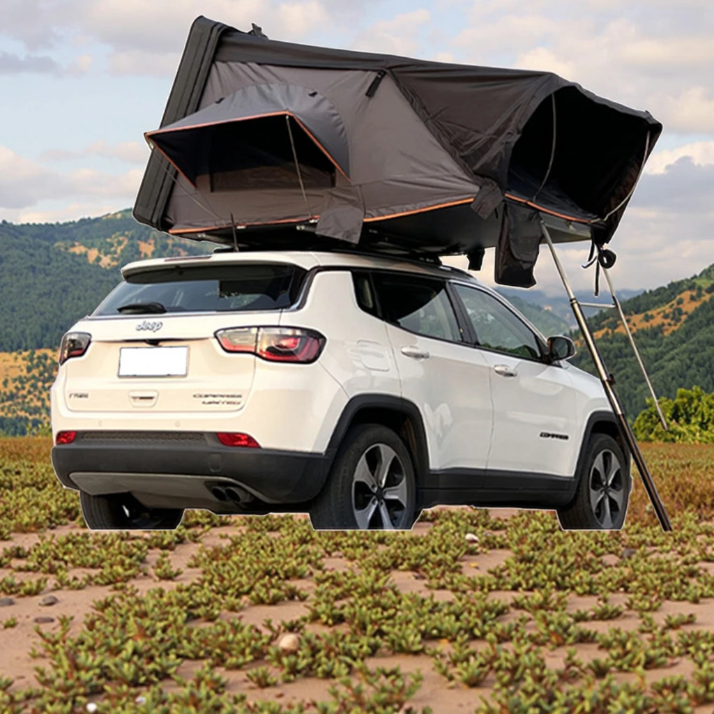 

WJW DZ Advanced Customization China Overland 4x4 Shower Bath Tent Roof Top Aluminum Car Hard Top Roof Tent Roof Top Hard Shell R