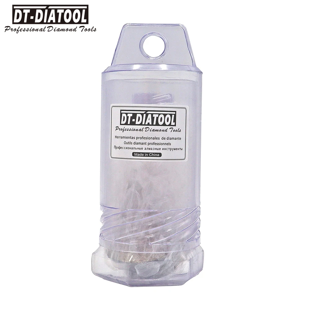 DT-DIATOOL Vacuümgesoldeerde Diamant Afschuining Vinger Bit Afwerking Hole Saw Tool Tegel Keramische Dia 35/50/82Mm m14 Verbinding Beveling