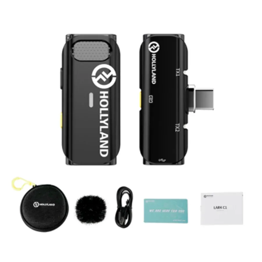 Oryginalny bezprzewodowy mikrofon Lavalier Lark C1 z certyfikatem MFi do transmisji na żywo i tworzenia vlogów