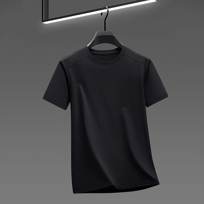 Cool Touch Schulter-Mesh-Perforiertes T-Shirt für Herren Rundhals Raglan Stretch Atmungsaktiv Anti-Schweiß Jogging Walking Basis-Bekleidung – Detail 27